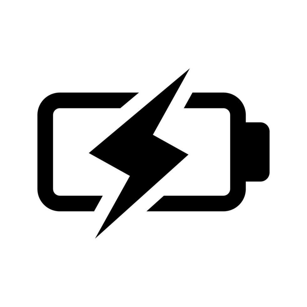 Battery charging illustration design icon vector