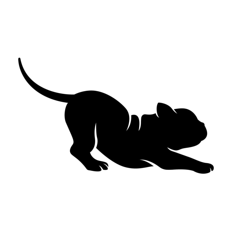 cat silhouette design illustration vector