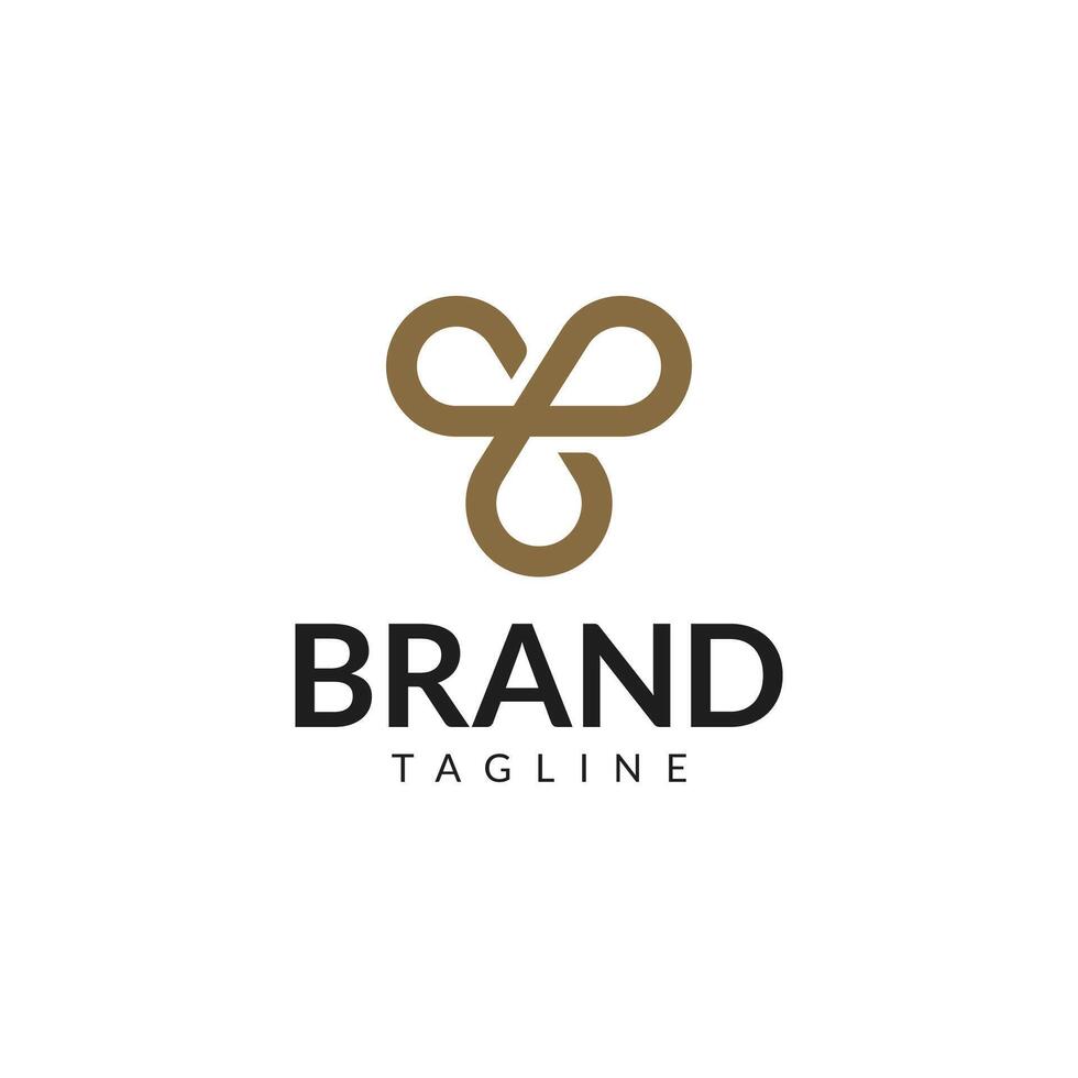 Logo design template with letter y shape vector