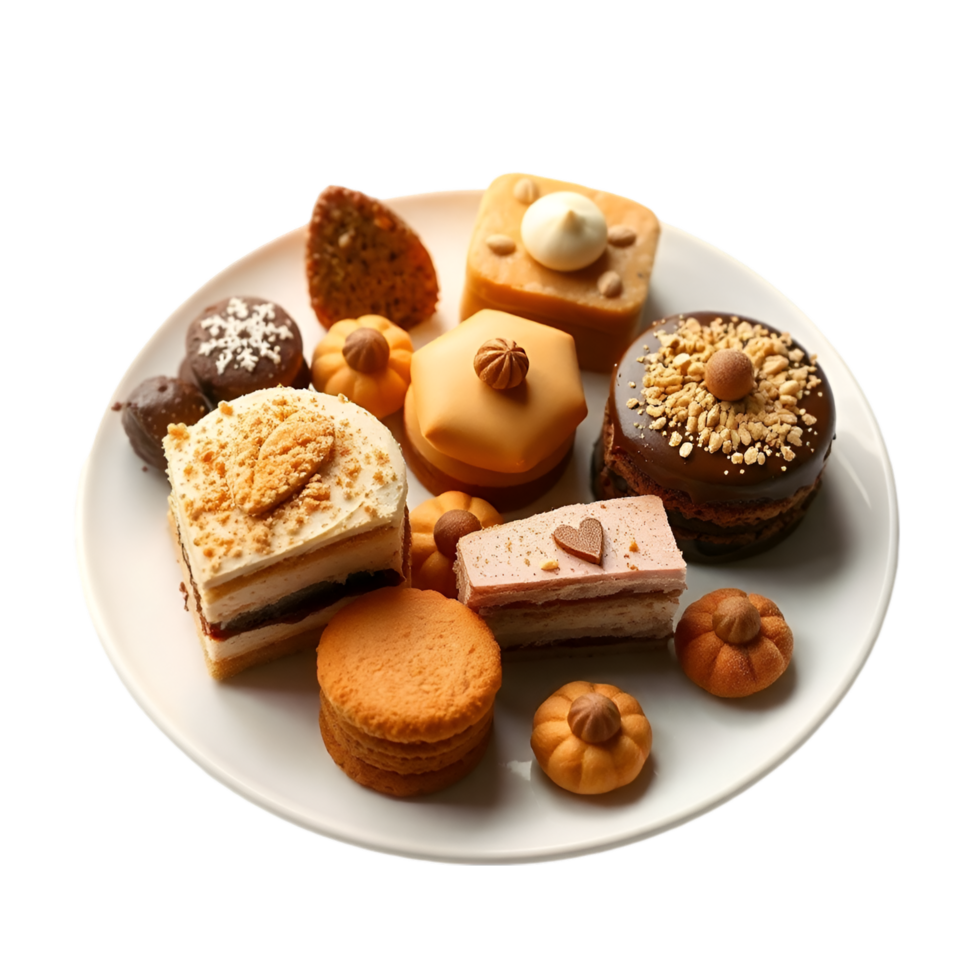 Decadent Dessert Selection, Cakes and Chocolates png