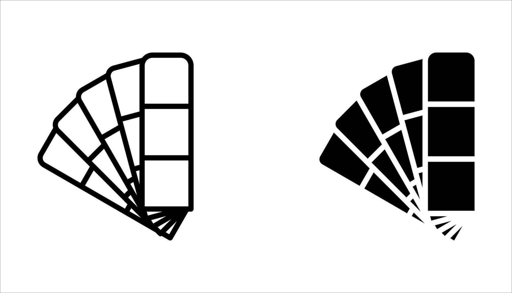 pantone icon set. vector