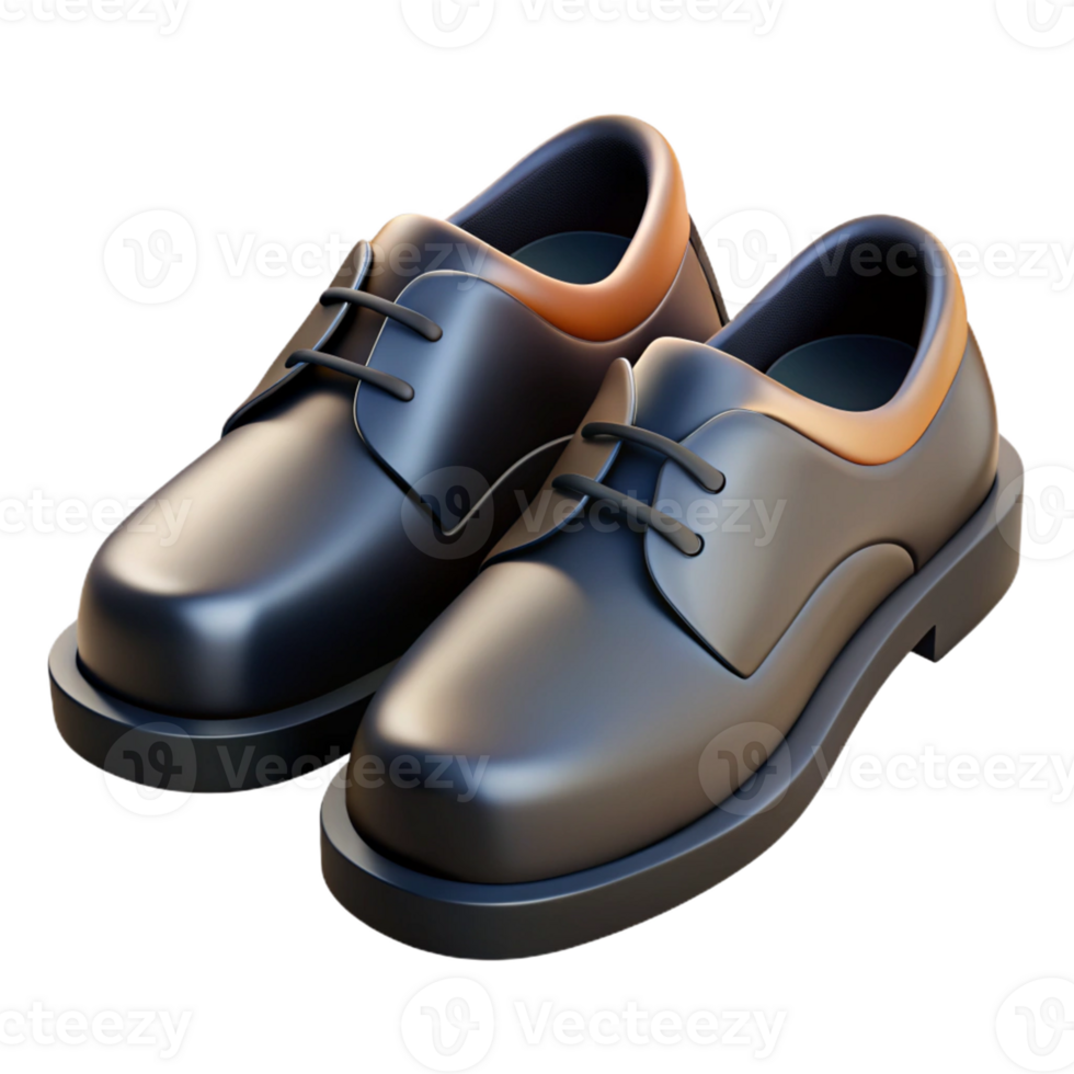 Classic Black Shoes for Formal Occasions png