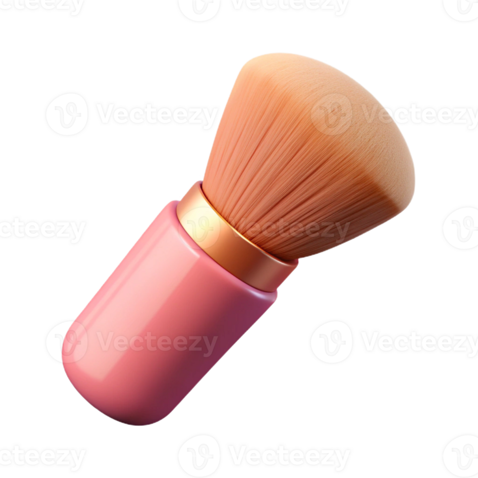 3D Icon of Blush Brush for Makeup png