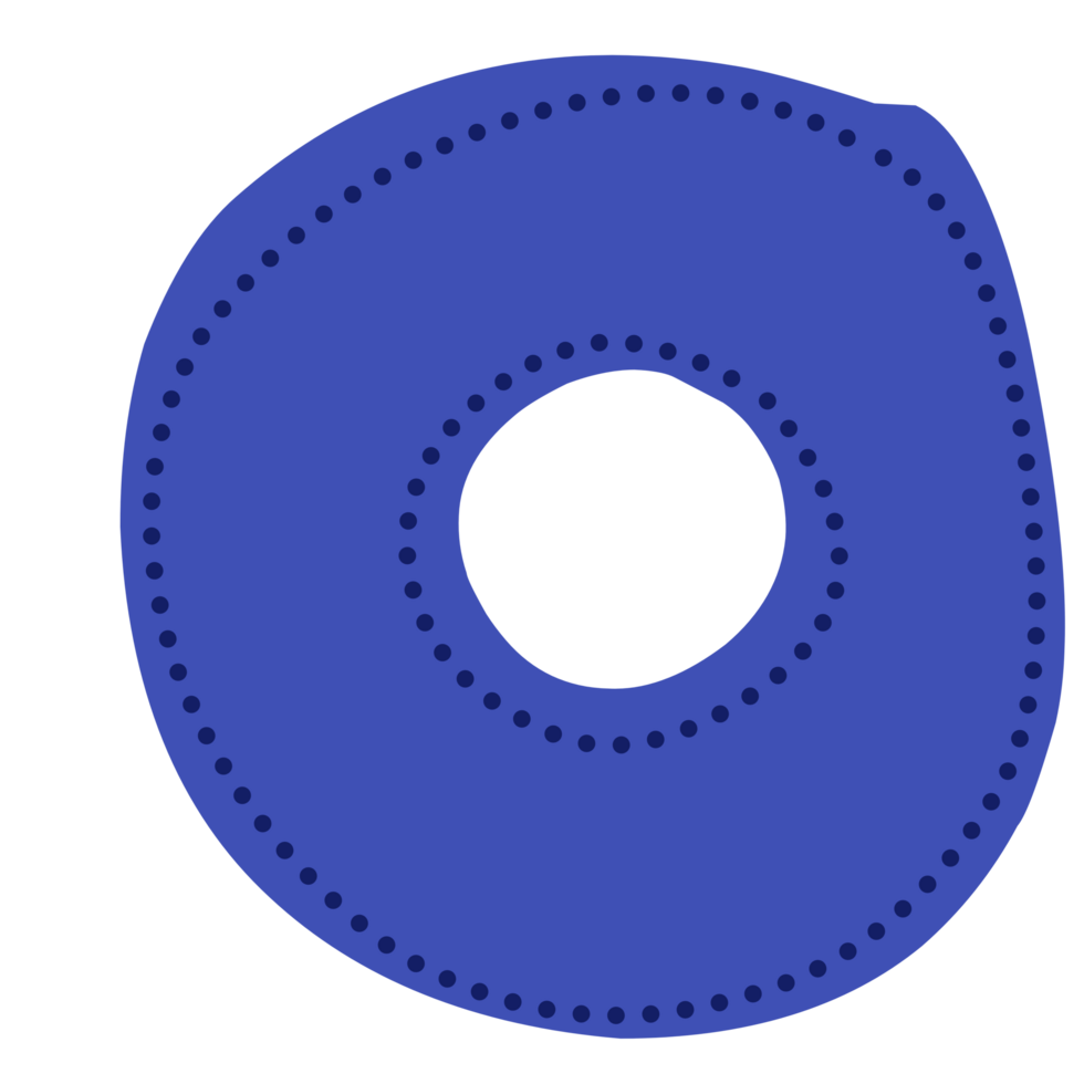 O doodle art illustrator png