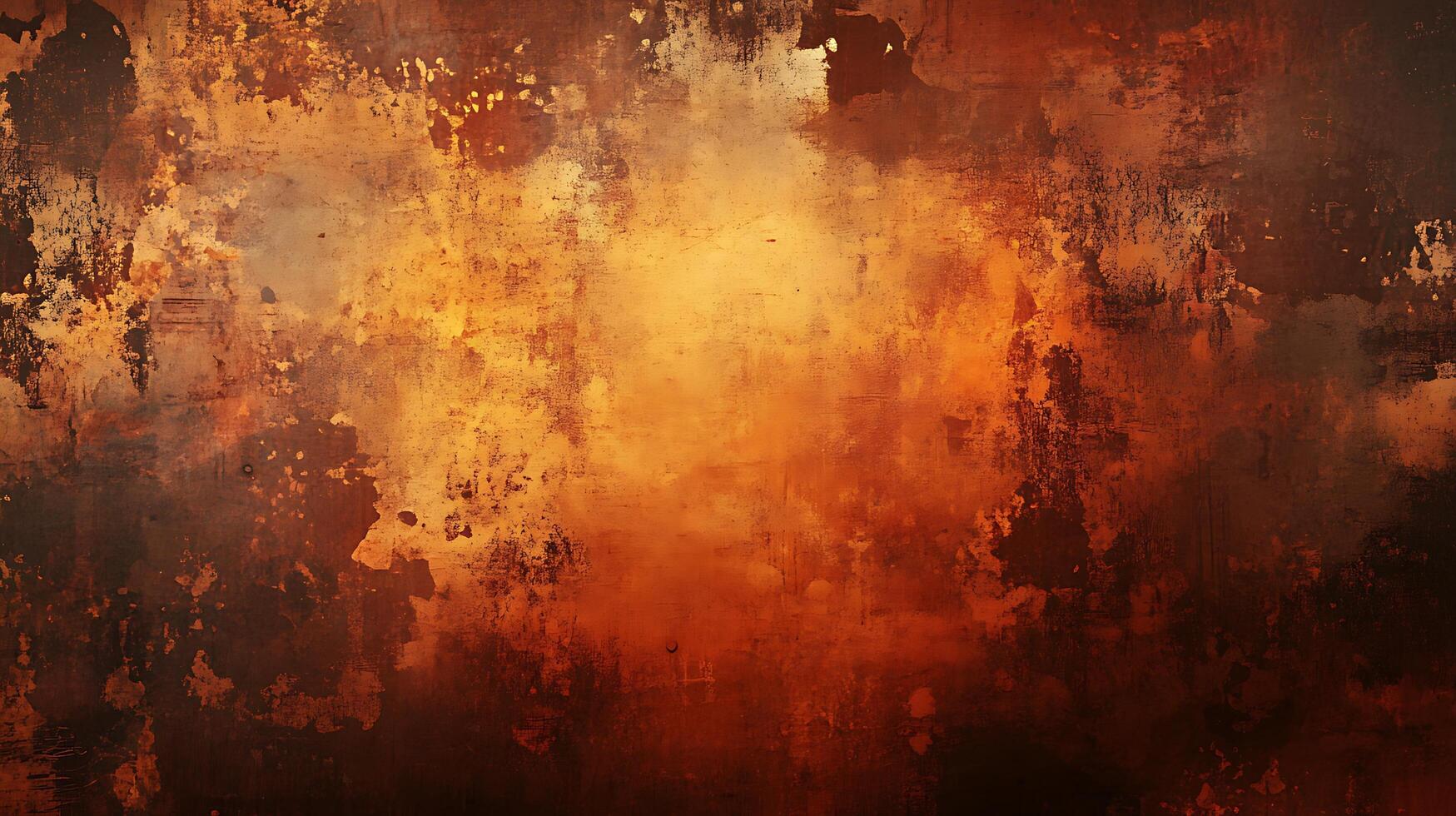 Textured abstract art in warm hues. The image captures the interplay of light and shadow, revealing depth and character in the rich colors. photo
