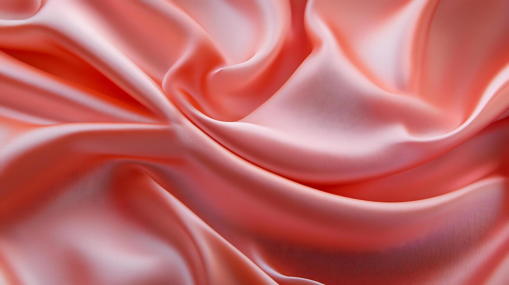Smooth waves of soft, peach-toned fabric create an elegant and luxurious backdrop, perfect for adding a touch of refined beauty to your project. photo