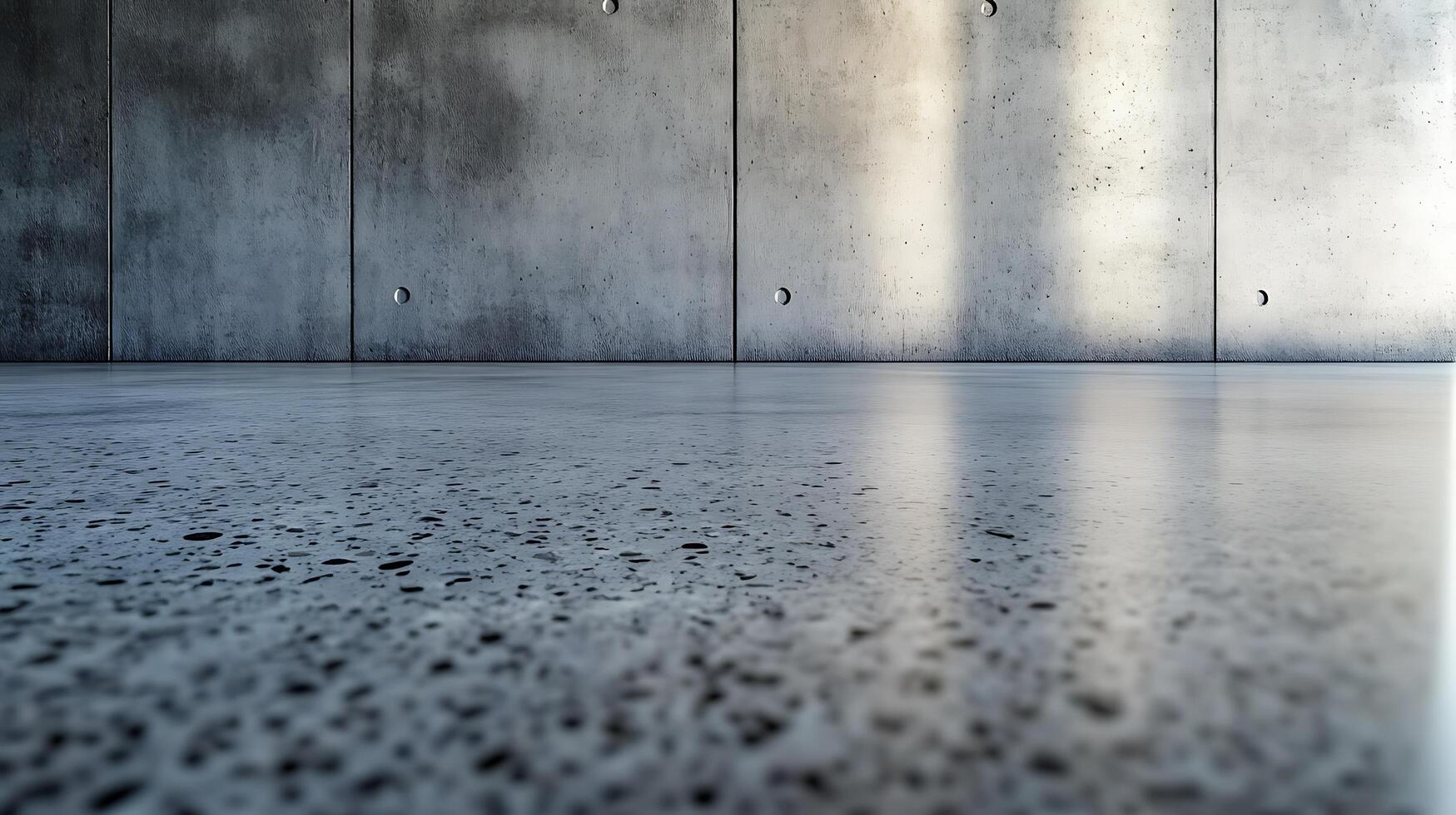Minimalist Concrete Grey concrete wall and floor textures create a modern, industrial space. Subtle light plays across the surface. photo