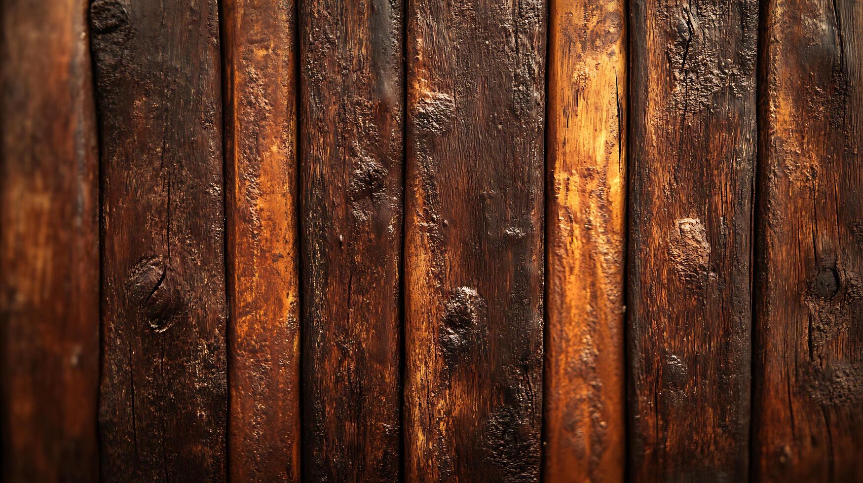 Rustic Wood Panel Warm, inviting texture and rich tones. Perfect for backgrounds or adding natural elements. Vertical boards. photo