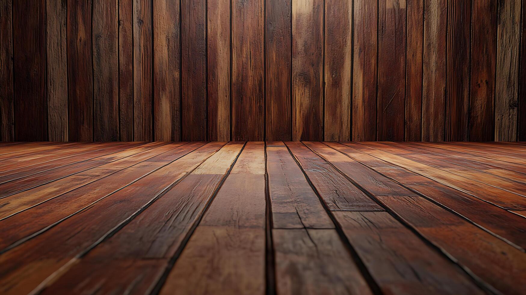 Rustic charm of aged wood texture. Warm tones and natural grain patterns create an inviting backdrop with timeless, natural beauty. photo