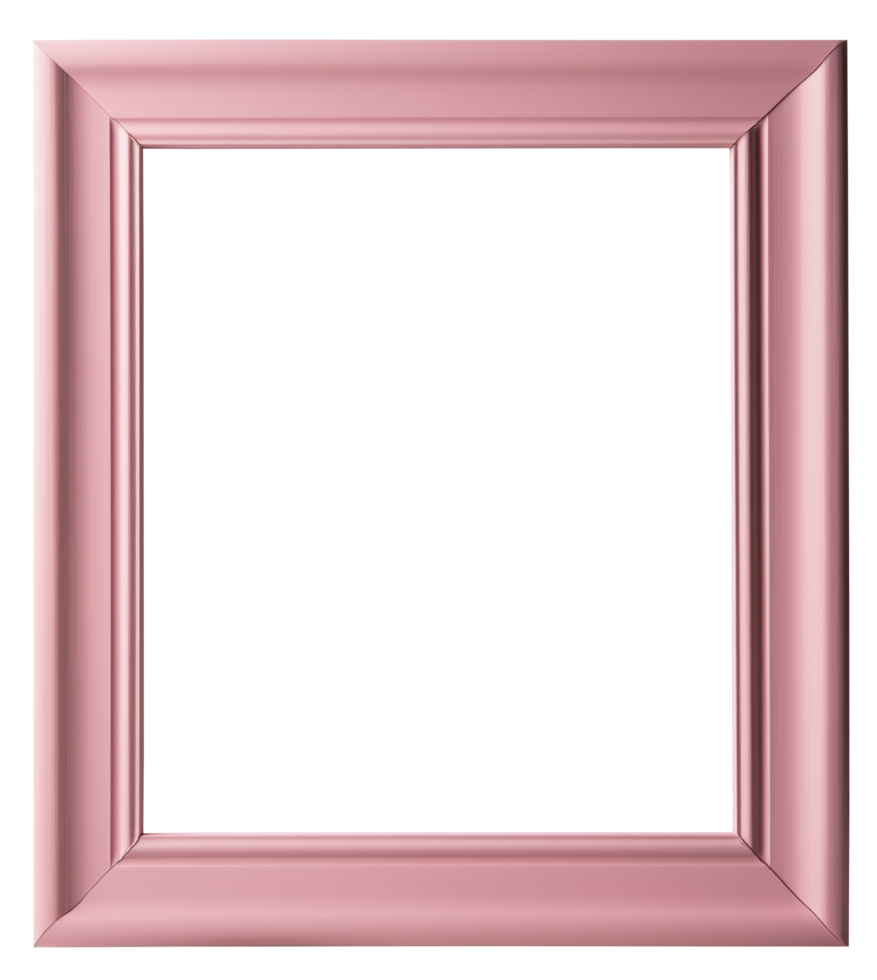 Pink beveled picture frame png