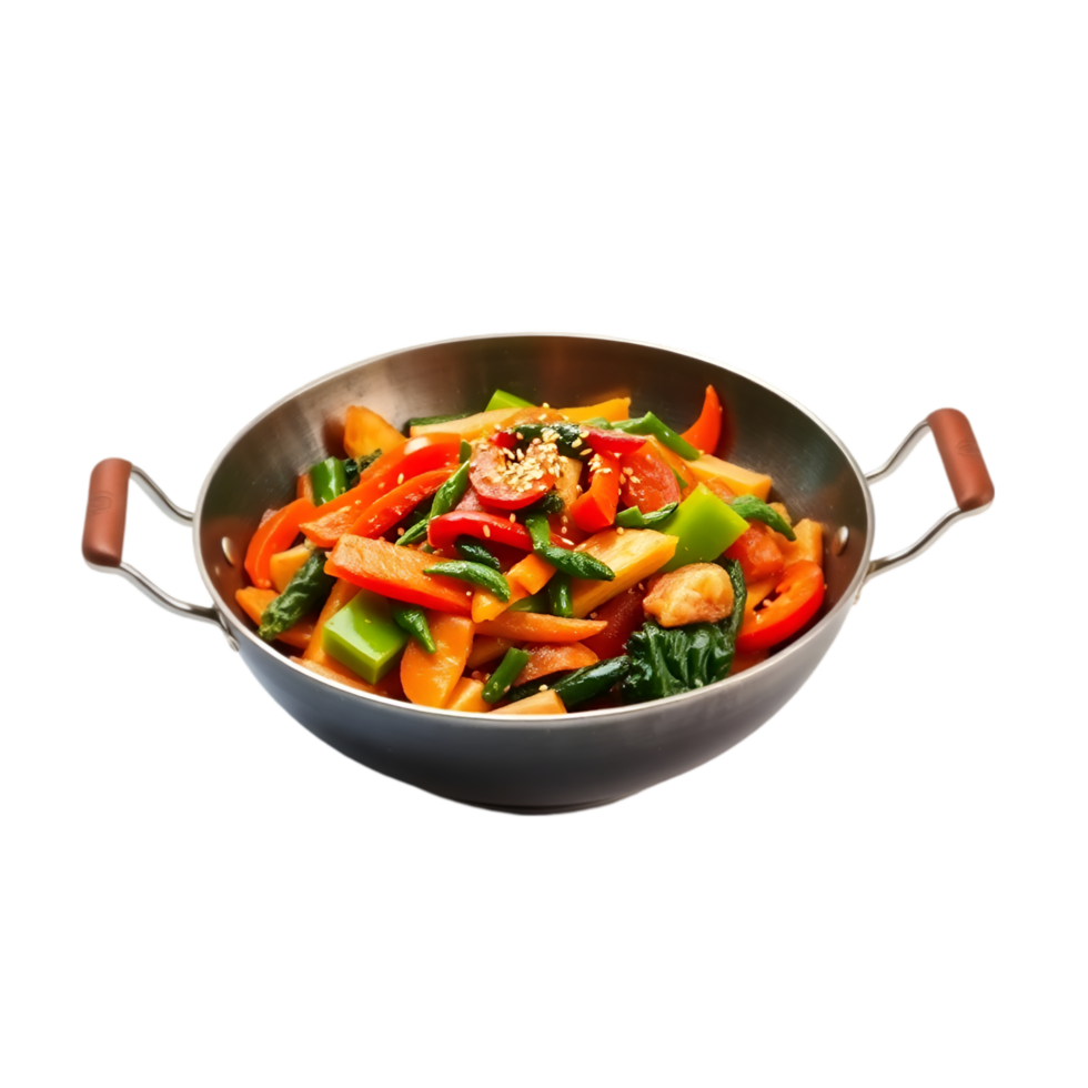Mixed Vegetable Stir Fry with a Sesame Twist png