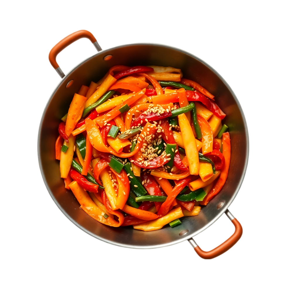 Healthy Stir-Fried Veggies with Fresh Ingredients png