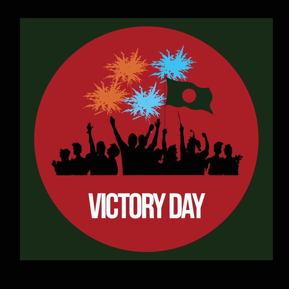 Victory Day On A Background vector
