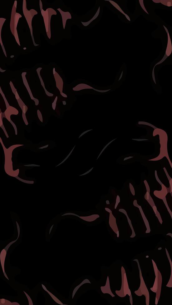 Abstract dark art with aesthetic shapes vector