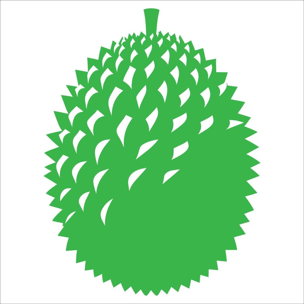 Jackfruit Icon On White Background vector
