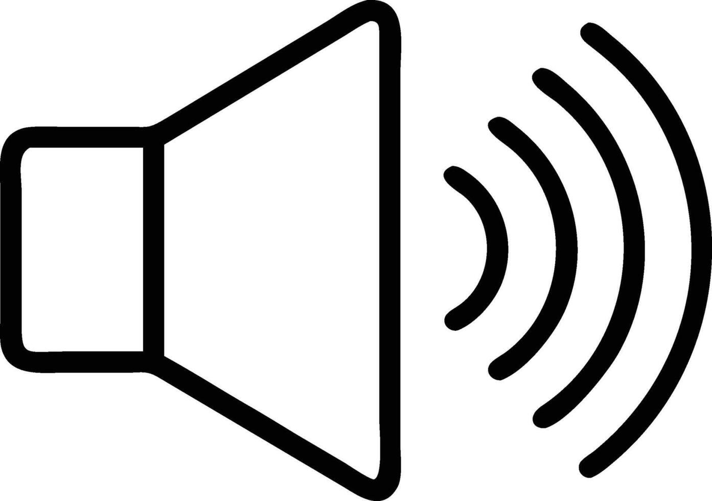 Sound Waves and Speaker Icon vector