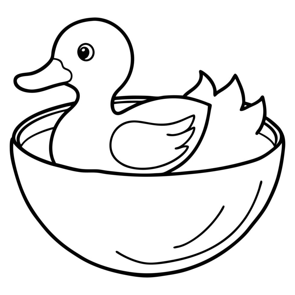 duck icon image vector