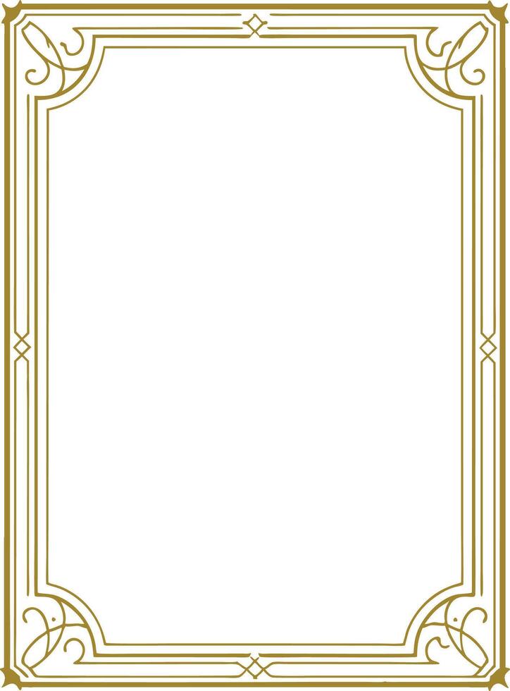 Elegant corner frame border designs vector