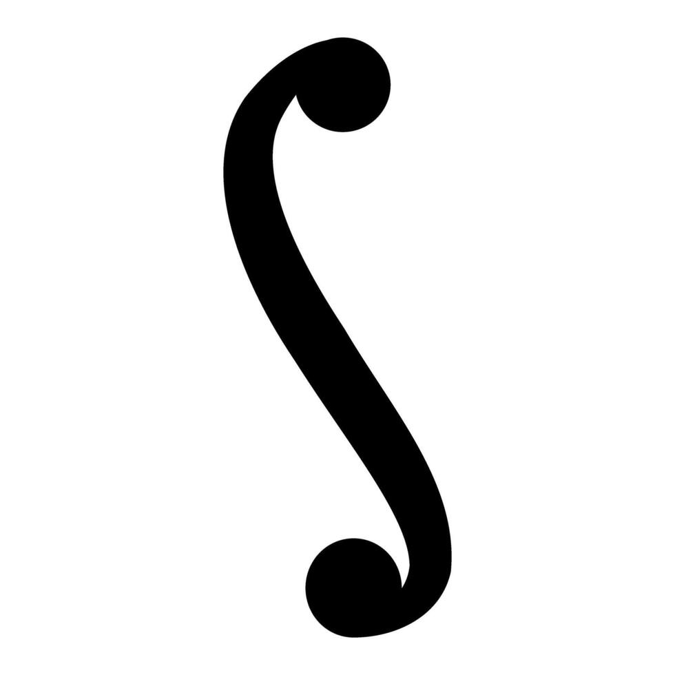 Music note icon on white background. illustration. Eps 10. vector