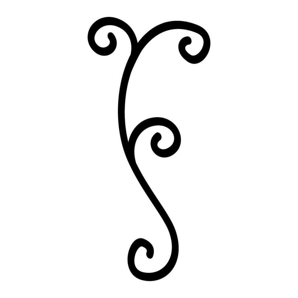 Calligraphic design element. Decorative ornament. illustration. vector