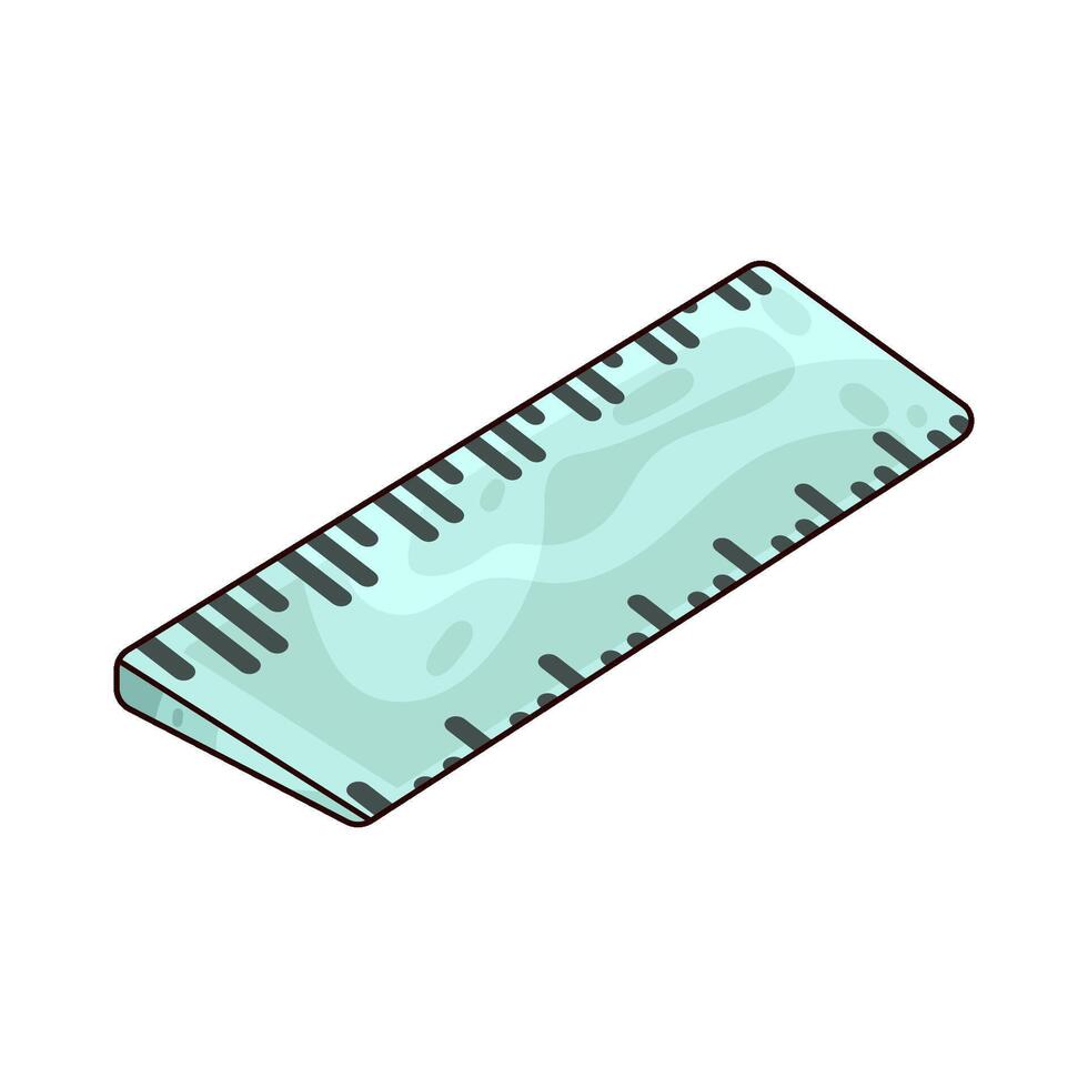 plastic ruler illustrations vector