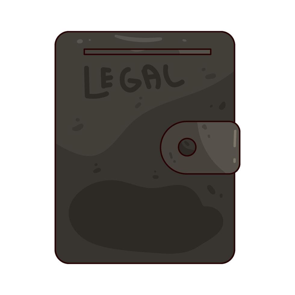 legal pad illustration vector