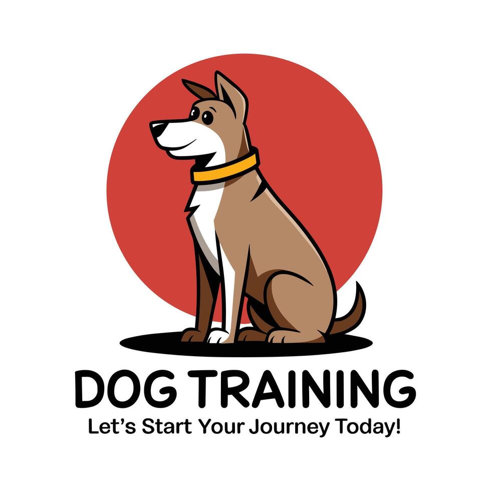 Friendly Dog Training Logo for a Professional Service vector