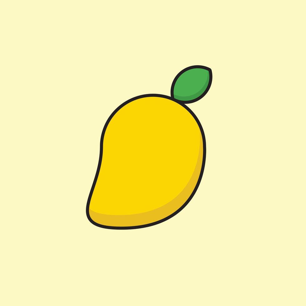 Mangoes Icon Illustration vector