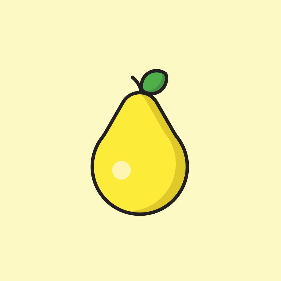 Pear Icon Illustration vector