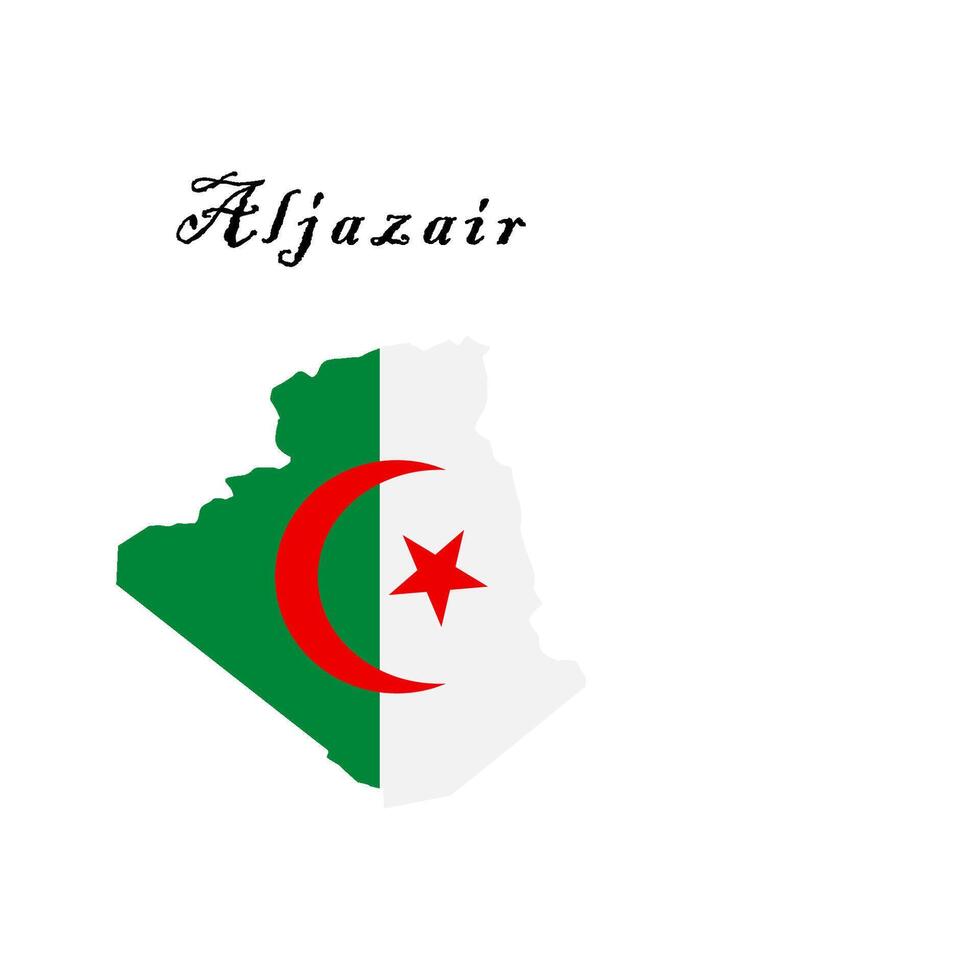 ALjazair country map icon vector