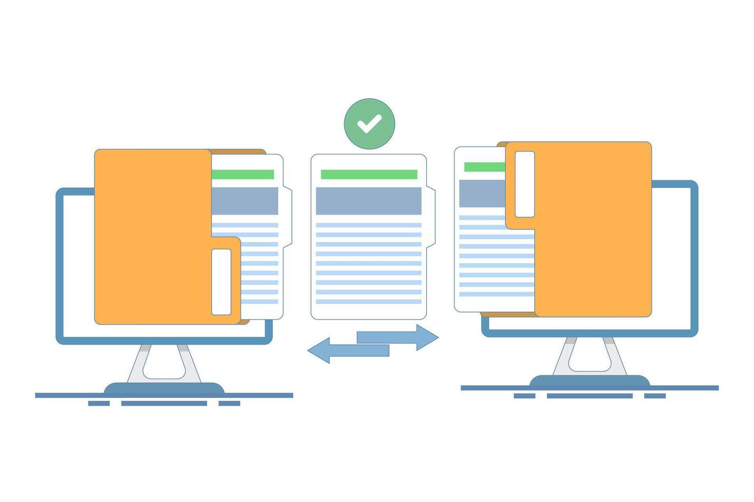 Content replication vector art icons and graphics for free download