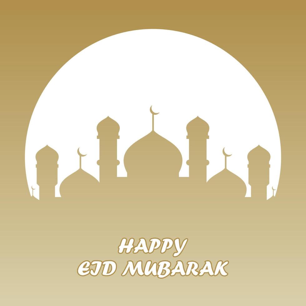 eid mubarak, greeting card, social media post, poster, banner. creative ied mubarak design vector