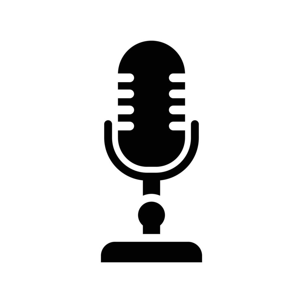 Microphone icon. Different microphone collection. vector
