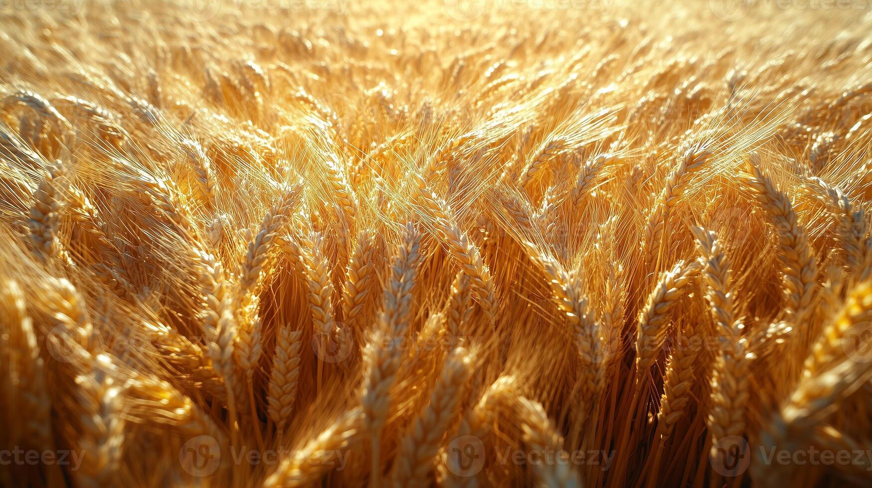 A field of golden wheat photo