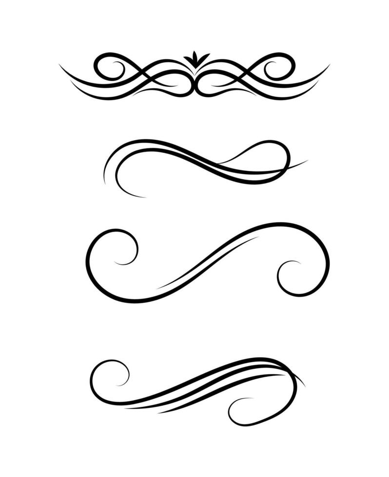 retro ornaments vintage on white background vector