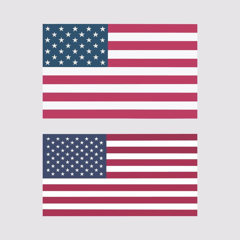 american flag .eps vector