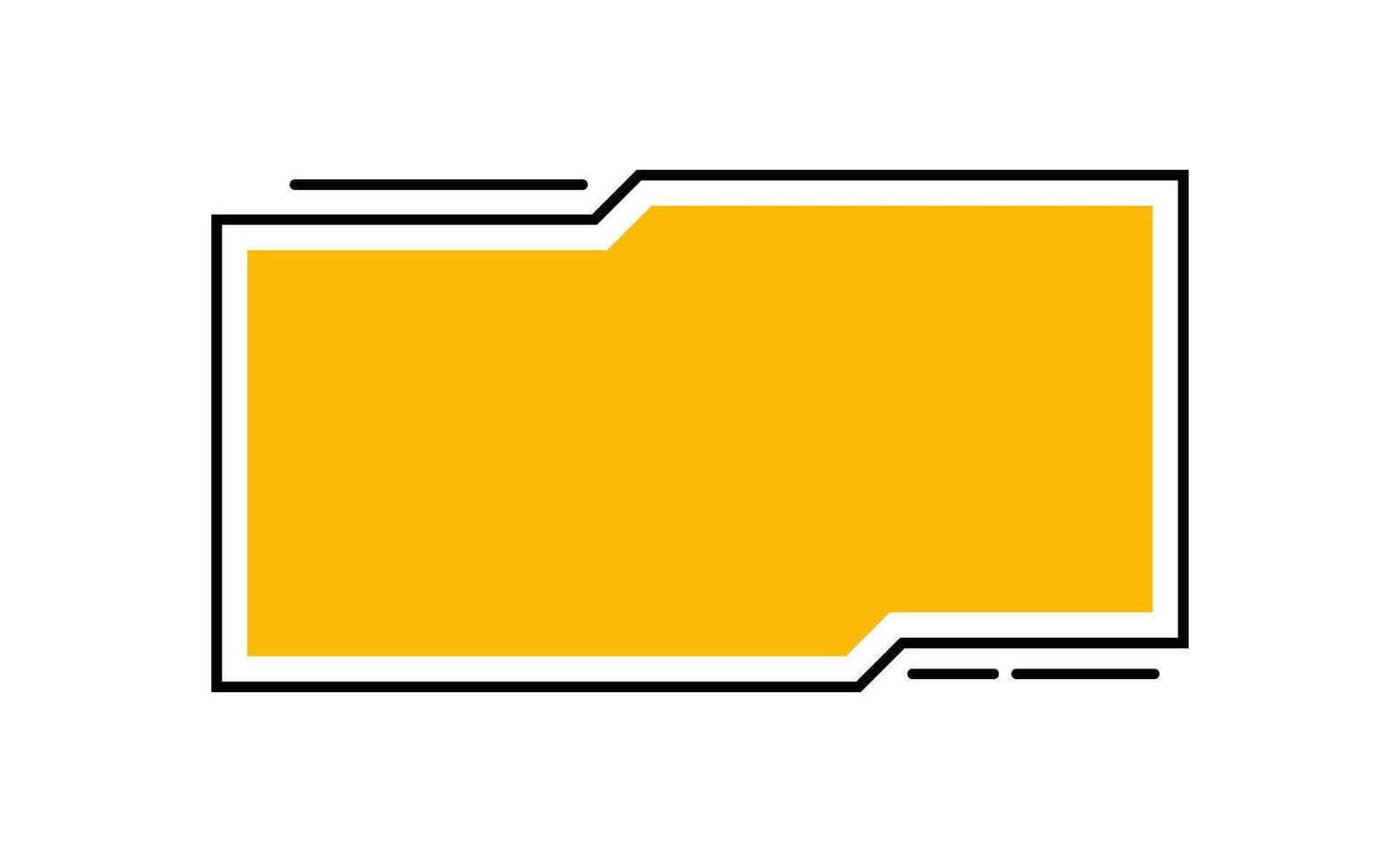 A yellow folder icon on a white background vector