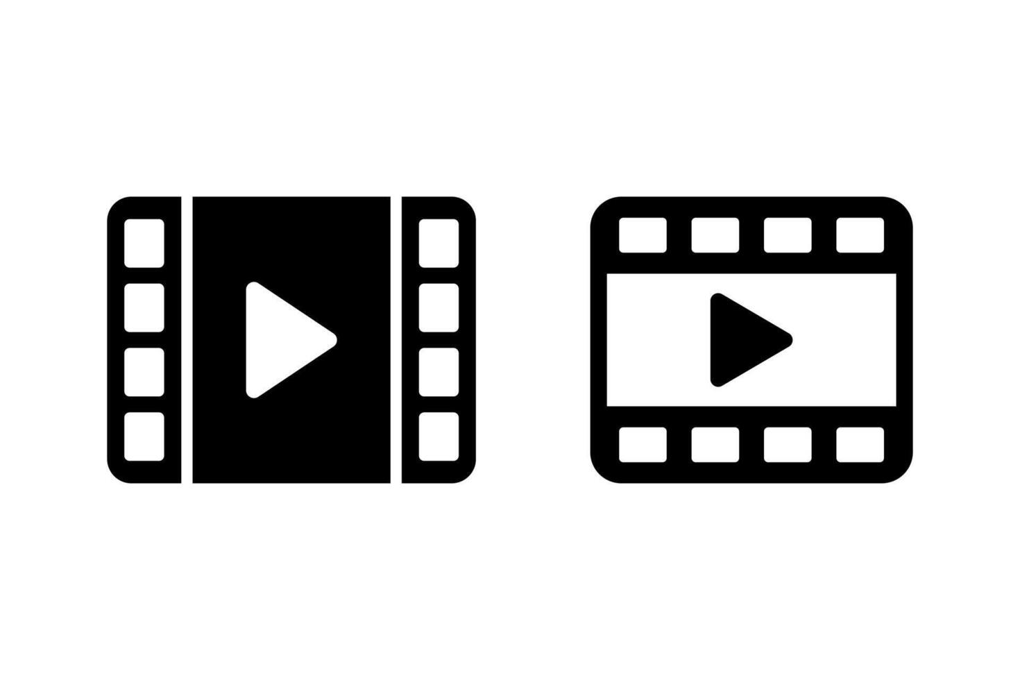 Film movie icon are trendy. vector