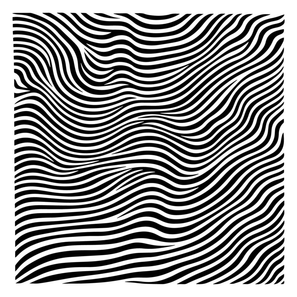 Abstract striped textured background, optical illusion. Lines tile illustration. vector
