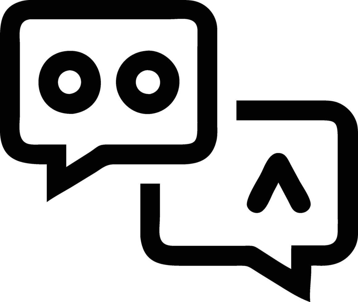 Speech Bubble Chat Icon Design for Communication vector