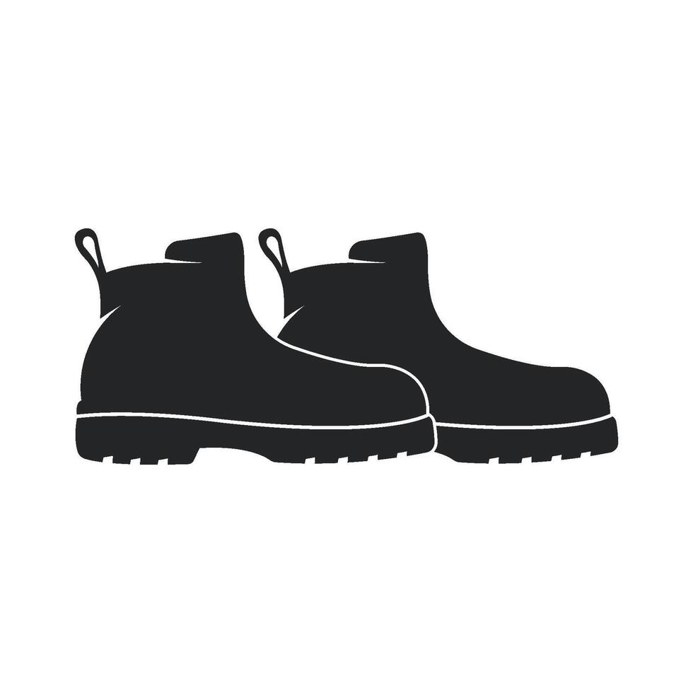 Safety Shoes icon. Protective boot shoes icon illustration design vector