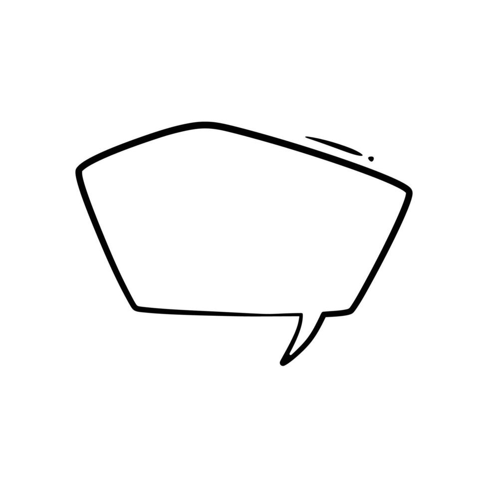 Simple Speech Bubble for Marketing vector