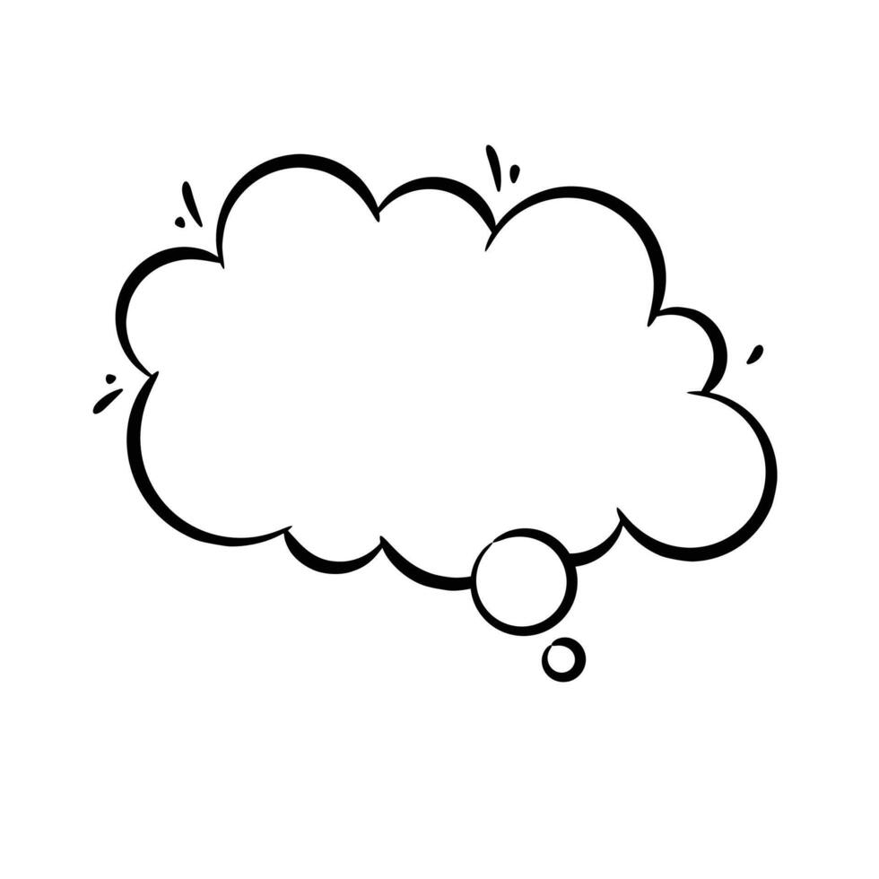 Versatile Line Art Dialogue Bubble vector