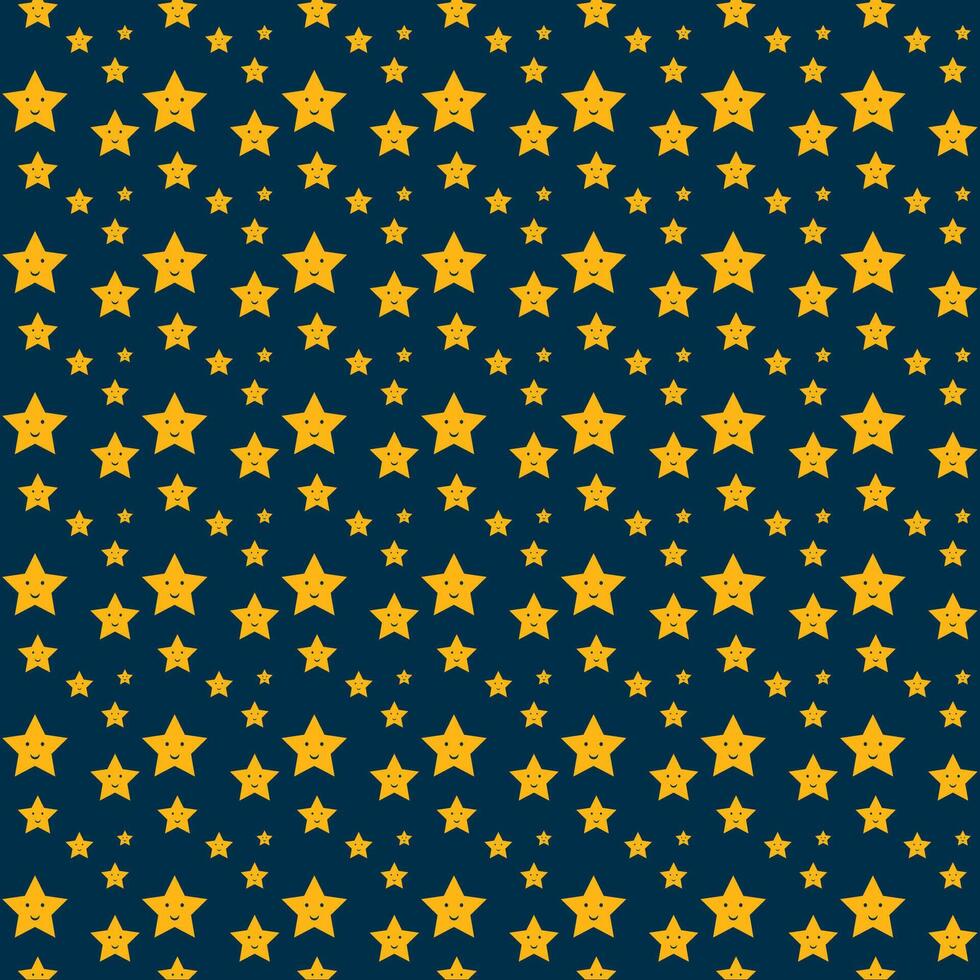 Celestial, Starry night seamless pattern, endless texture background vector