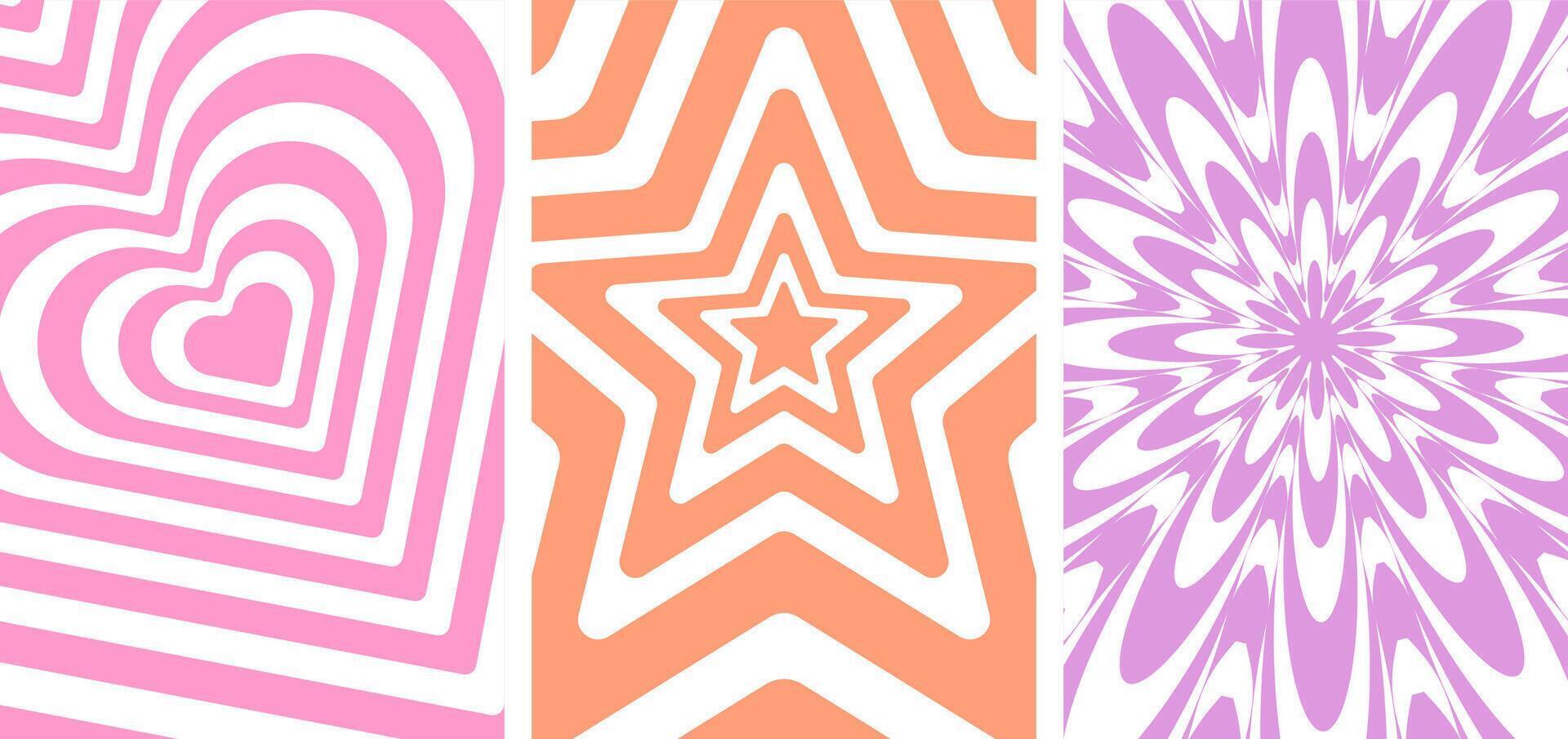 geometric vintage background vector