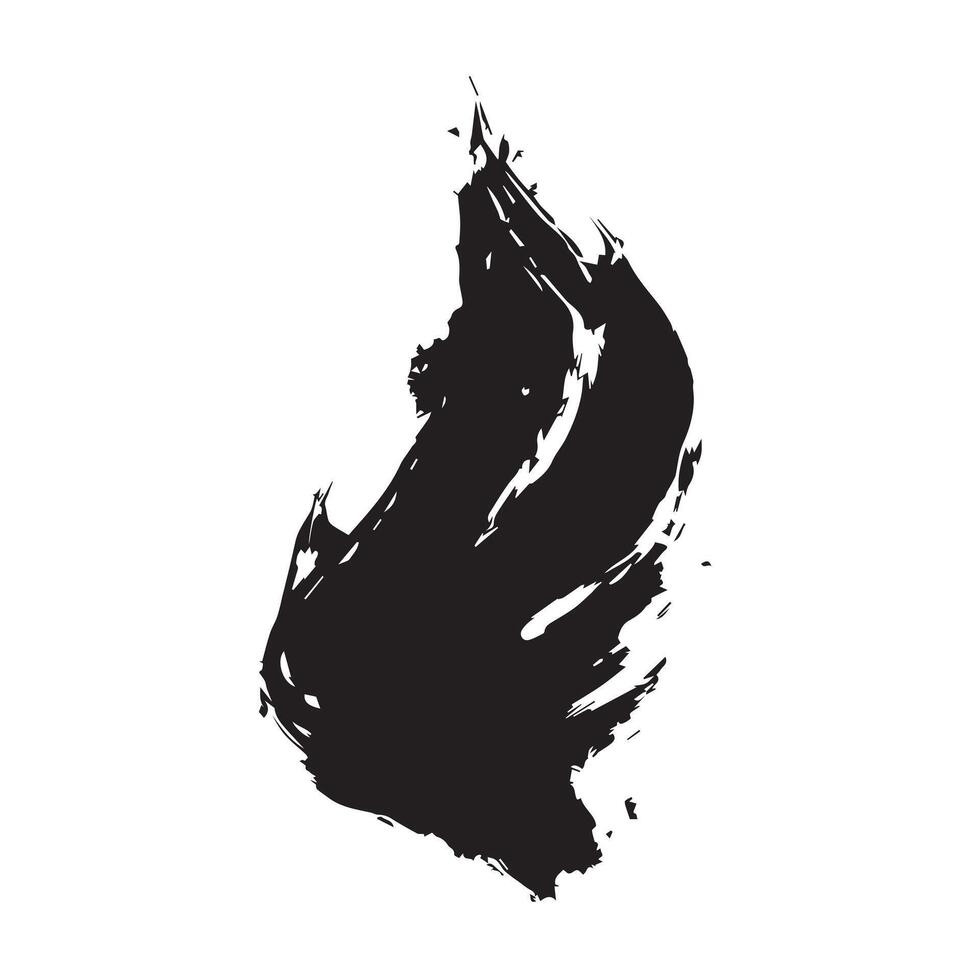 Urban Flames Black Fire with a Gritty Edge vector
