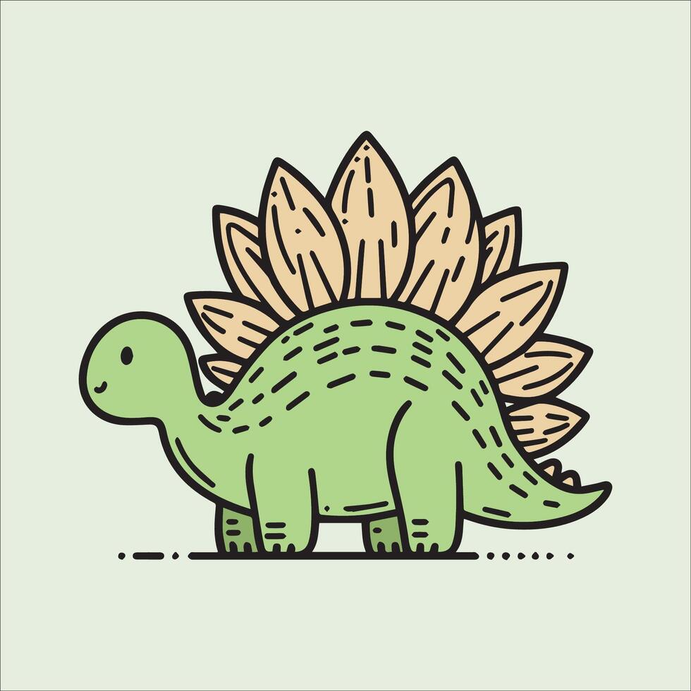 dinosaur cute design, illustration graphic vector