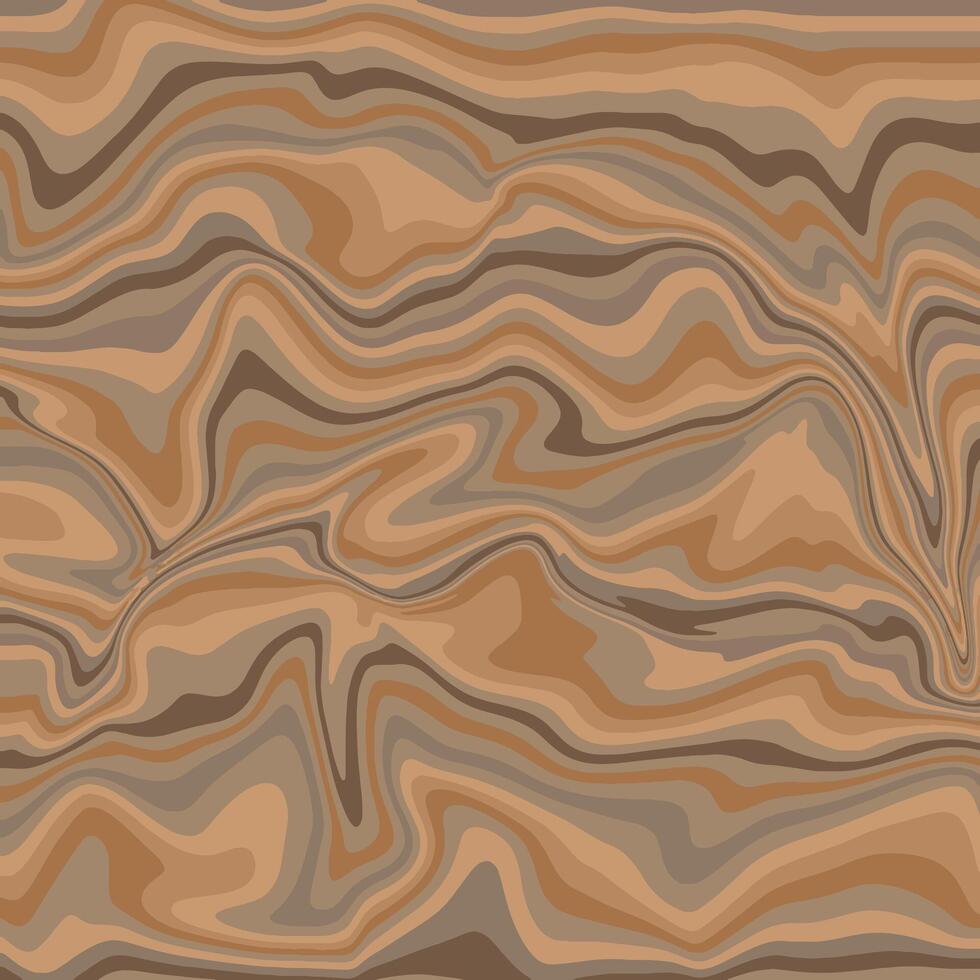 Illustration. Abstract wavy background in gray and mustard colors. vector