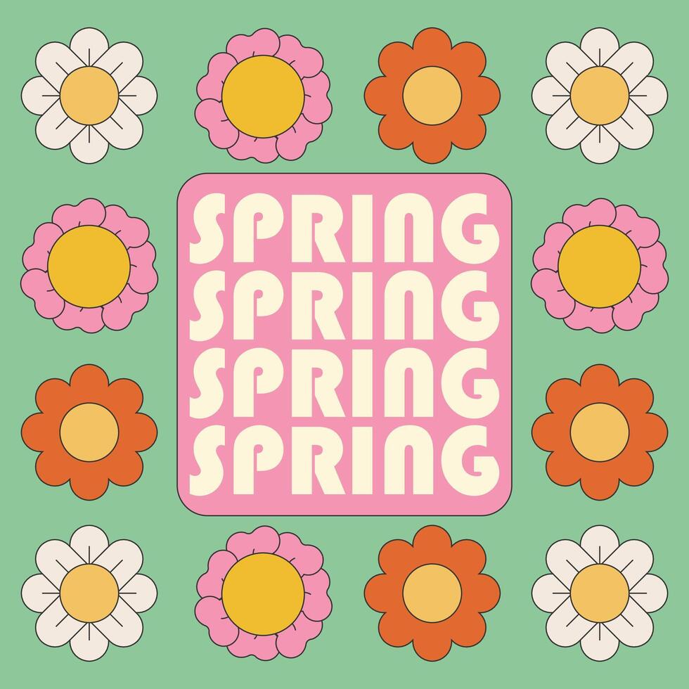 spring background design vector
