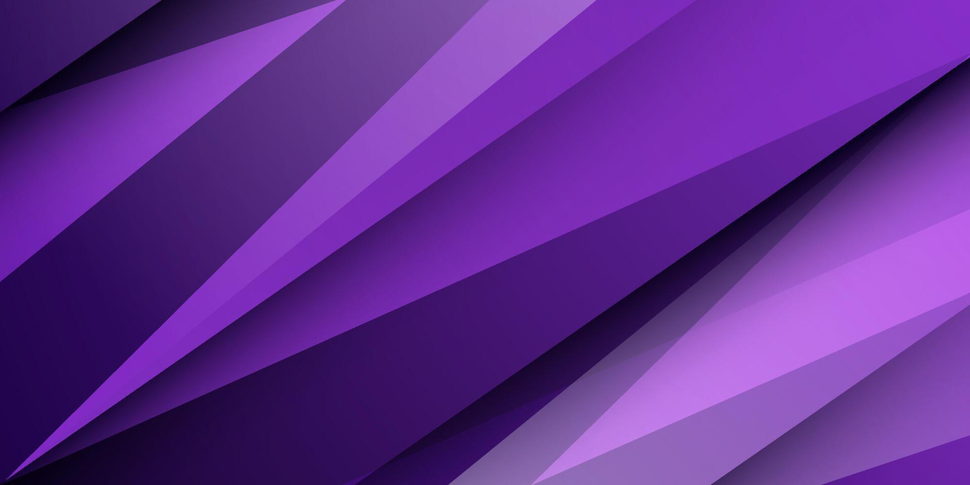 Abstract 3D background with dark purple color design. Overlap realistic triangle with shadow pattern. vector